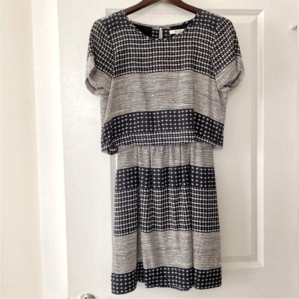 Women’s Madewell Geometric Two-Piece Dress - Size 2